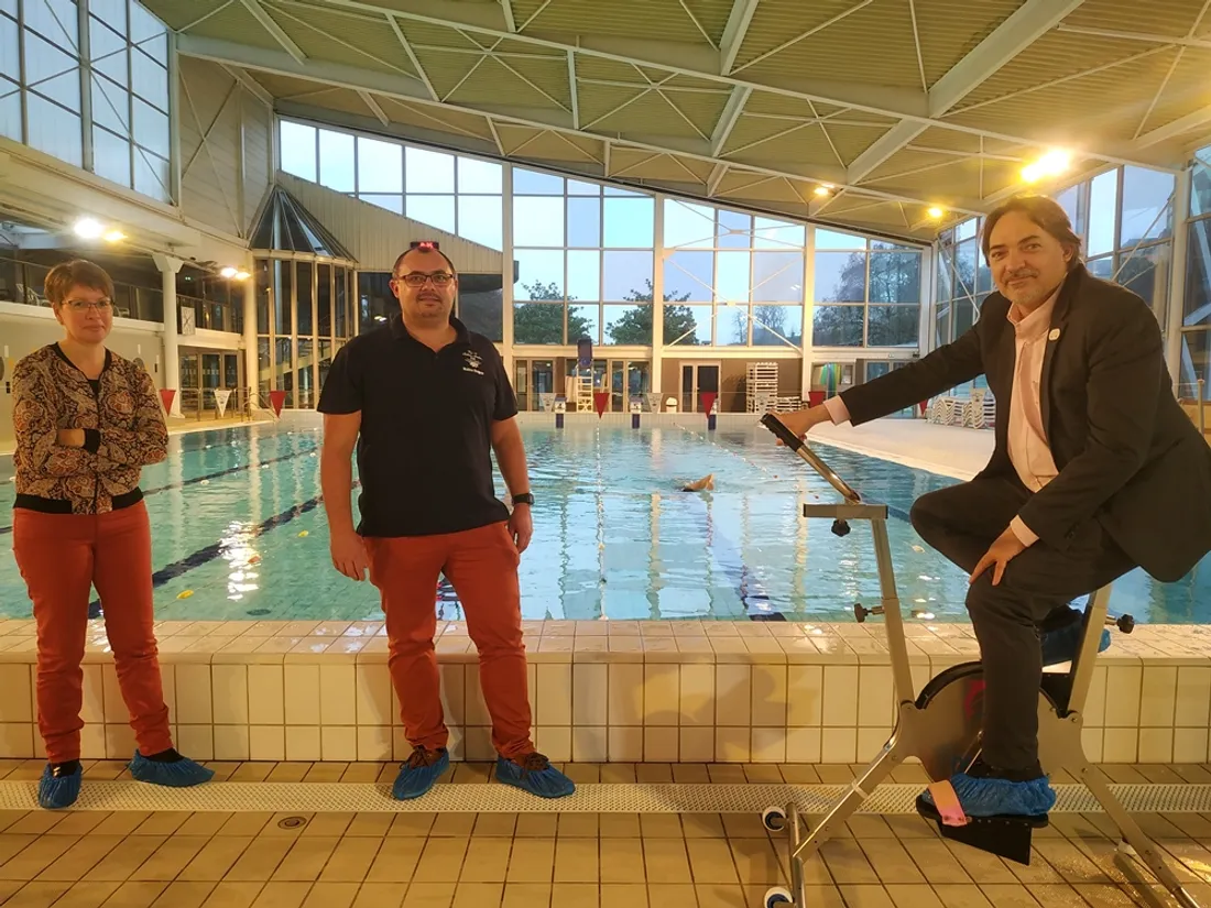 Agnès Voisine Julien David Vincent Saulnier Semaine olympique Pays Chio piscine_10 01 22_CJ